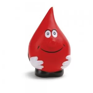 Anti-Stress Formato Gota Personalizada | Dimensões (L x A x P): 6.5 x 11.0 x 6.5 | Peso = 48 g