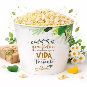 Balde de Pipoca Personalizado