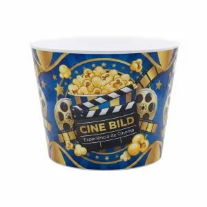 Balde de Pipoca Personalizado | Dimensões (L x A x P): 15.5 x 11.7 x 11.9 | Peso = 55 g