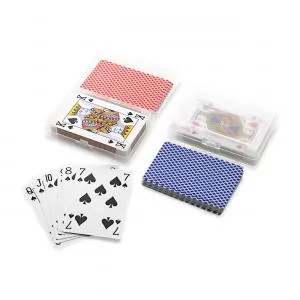 Baralho de 54 Cartas Personalizado | Dimensões (L x A x P): 10.0 x 2.0 x 7.0 | Peso = 95 g