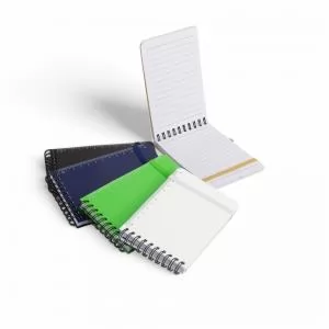 Bloco de Anotações com Pauta Personalizado | Dimensões (L x A x P): 9.0 x 14.7 x 1.0 | Peso = 80 g
