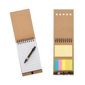 Bloco de Anotações com Pauta Personalizado | Dimensões (L x A x P): 8.8 x 15.8 x 1.5 | Peso = 85 g
