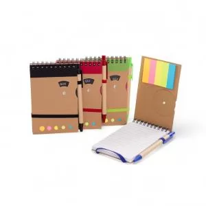 Bloco de Anotações com Pauta Personalizado | Dimensões (L x A x P): 9.0 x 14.5 x 0.0 | Peso = 90 g