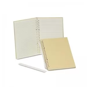 Bloco de Anotações com Pauta Personalizado | Dimensões (L x A x P): 15.3 x 21.0 x 1.8 | Peso = 260 g