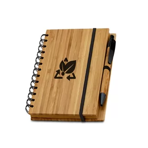 Bloco de Anotações com Pautas e Caneta Personalizada | Dimensões (L x A x P): 13.5 x 18.0 x 1.3 | Peso = 204 g