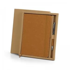 Bloco de Anotações com Pautas Personalizado | Dimensões (L x A x P): 19.5 x 23.5 x 1.3 | Peso = 350 g
