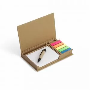 Bloco de Anotações Ecológico Personalizado | Dimensões (L x A x P): 16.3 x 2.1 x 10.6 | Peso = 195 g
