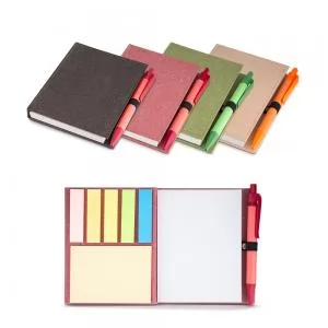 Bloco de Anotações Ecológico Personalizado | Dimensões (L x A x P): 11.4 x 13.5 x 1.7 | Peso = 151 g