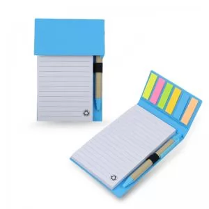 Bloco de Anotações Ecológico Personalizado | Dimensões (L x A x P): 11.0 x 16.5 x 2.2 | Peso = 140 g