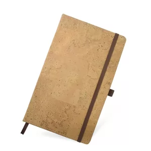 Bloco de Anotações em Cortiça Personalizado | Dimensões (L x A x P): 13.7 x 21.5 x 1.4 | Peso = 259 g