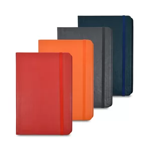 Bloco de Anotações Formato A5 com Pautas Personalizado | Dimensões (L x A x P): 14.0 x 21.0 x 1.4 | Peso = 250 g