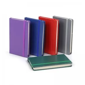 Bloco de Anotações Pautado Personalizado | Dimensões (L x A x P): 8.9 x 14.2 x 1.4 | Peso = 105 g