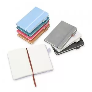 Bloco de Anotações sem Pautas Personalizado | Dimensões (L x A x P): 9.0 x 14.3 x 1.3 | Peso = 105 g