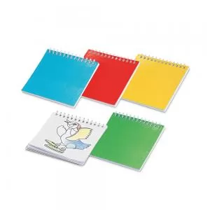 Bloco Para Colorir Personalizado | Dimensões (L x A x P): 9.0 x 9.0 x 1.0 | Peso = 17 g