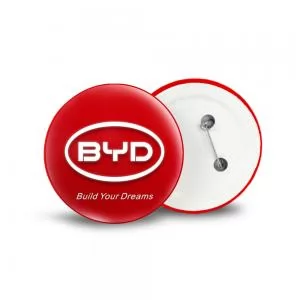 Botton de Metal 45mm Personalizado | Dimensões (L x A x P): 4.5 x 4.5 x 0.5 | Peso = 6 g