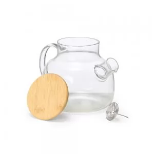 Bule Chaleira de Vidro Personalizada | Dimensões (L x A x P): 20.3 x 13.5 x 0.0 | Peso = 300 g
