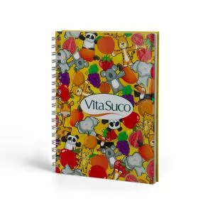 Caderno com Laminação Brilho Personalizado