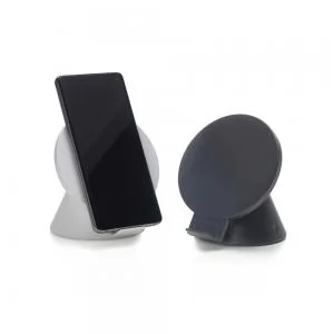Caixa de Som com Carregador Wireless Personalizada | Dimensões (L x A x P): 10.2 x 11.9 x 5.2 | Peso = 152 g