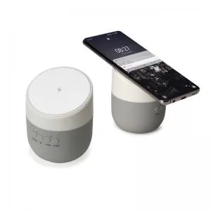 Caixa de Som com Carregador Wireless Personalizada