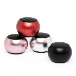 Caixa de Som Personalizada | Dimensões (L x A x P): 4.9 x 3.5 x 4.9 | Peso = 80 g