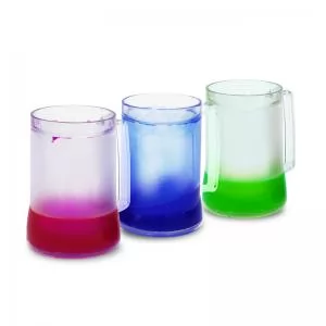 Caneca de Gel Congelante Personalizada | Dimensões (L x A x P): 12.3 x 13.7 x 8.5 | Peso = 304 g