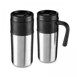 Caneca em Inox  Personalizada | Dimensões (L x A x P): 10.9 x 16.3 x 6.7 | Peso = 183 g