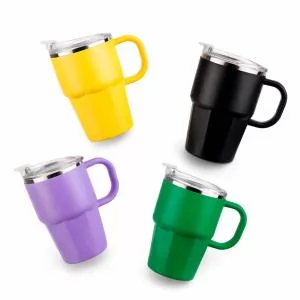 Caneca Personalizada | Dimensões (L x A x P): 14.5 x 15.4 x 9.5 | Peso = 262 g