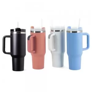 Caneca Térmica Personalizada | Dimensões (L x A x P): 14.9 x 27.0 x 14.9 | Peso = 515 g