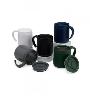 Caneca Térmica Personalizada | Dimensões (L x A x P): 12.4 x 10.0 x 9.0 | Peso = 220 g