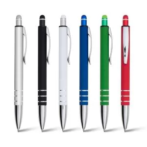 Caneta de Metal com Ponteira Touch Personalizada