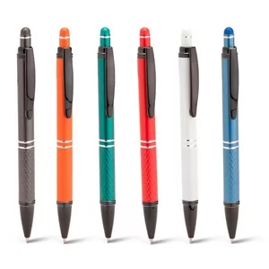 Caneta de Metal com Ponteira Touch Personalizada