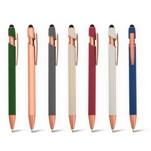 Caneta de Metal com Ponteira Touch Personalizada
