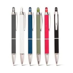 Caneta de Metal com Ponteira Touch Personalizada