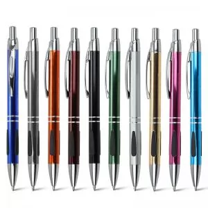 Caneta de Metal Personalizada | Dimensões (L x A x P): 1.4 x 14.5 x 1.0 | Peso = 20 g