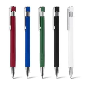 Caneta de Metal Personalizada | Dimensões (L x A x P): 1.1 x 13.6 x 0.9 | Peso = 16 g