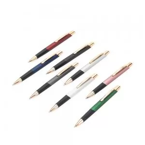 Caneta de Metal Personalizada | Dimensões (L x A x P): 1.4 x 14.0 x 1.1 | Peso = 20 g
