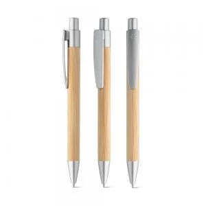 Caneta ecológica de Bambu Personalizada | Dimensões (L x A x P): 1.3 x 14.2 x 1.1 | Peso = 10 g