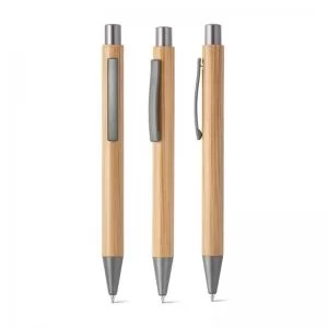 Caneta ecológica de Bambu Personalizada | Dimensões (L x A x P): 1.1 x 13.7 x 1.2 | Peso = 12 g