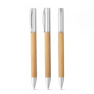 Caneta ecológica de Bambu Personalizada | Dimensões (L x A x P): 1.2 x 13.6 x 1.0 | Peso = 17 g