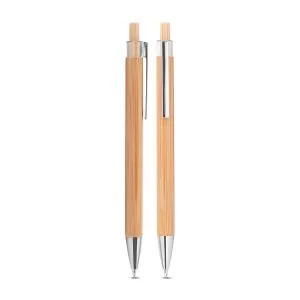 Caneta Ecológica em Bambu Personalizada | Dimensões (L x A x P): 1.2 x 14.0 x 1.0 | Peso = 10 g