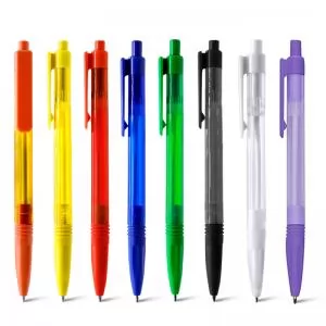 Caneta Plástica  Personalizada | Dimensões (L x A x P): 1.3 x 13.5 x 0.9 | Peso = 6 g