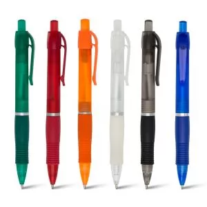 Caneta Plástica Personalizada | Dimensões (L x A x P): 1.6 x 13.7 x 1.4 | Peso = 10 g
