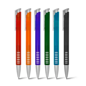 Caneta Plástica Personalizada | Dimensões (L x A x P): 1.2 x 13.6 x 0.9 | Peso = 11 g