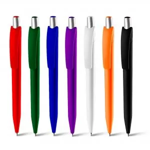 Caneta Plástica Personalizada | Dimensões (L x A x P): 14.0 x 1.3 x 1.0 | Peso = 7 g