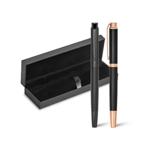 Caneta Roller com Estojo Personalizada | Dimensões (L x A x P): 1.1 x 13.7 x 0.0 | Peso = 150 g