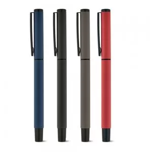 Caneta Roller de Metal Personalizada | Dimensões (L x A x P): 1.0 x 13.5 x 1.3 | Peso = 11 g