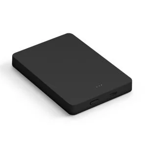 Carregador Power Bank 10000mAh Personalizado | Dimensões (L x A x P): 6.5 x 9.0 x 1.9 | Peso = 200 g