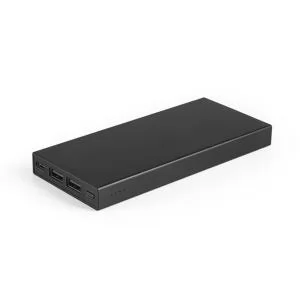 Carregador Power Bank 10000mAh Personalizado | Dimensões (L x A x P): 6.4 x 14.3 x 1.5 | Peso = 320 g
