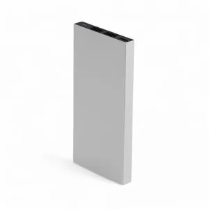 Carregador Power Bank 5000mAh Personalizado | Dimensões (L x A x P): 6.4 x 13.0 x 1.1 | Peso = 190 g