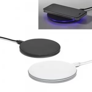 Carregador Wireless Personalizado | Dimensões (L x A x P): 9.9 x 9.9 x 0.9 | Peso = 66 g